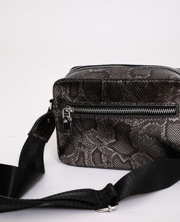 Petit sac imprimé serpent argenté - Pimkie