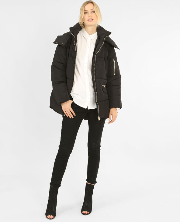 Doudoune longue XL noir - Pimkie