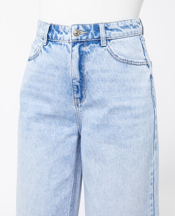 Jean wide taille haute bleu - Pimkie