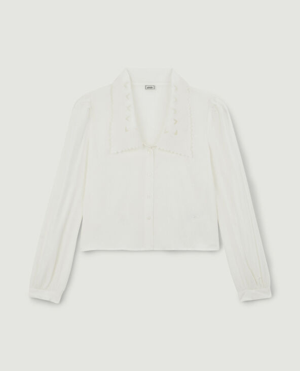 Chemisier court blanc - Pimkie