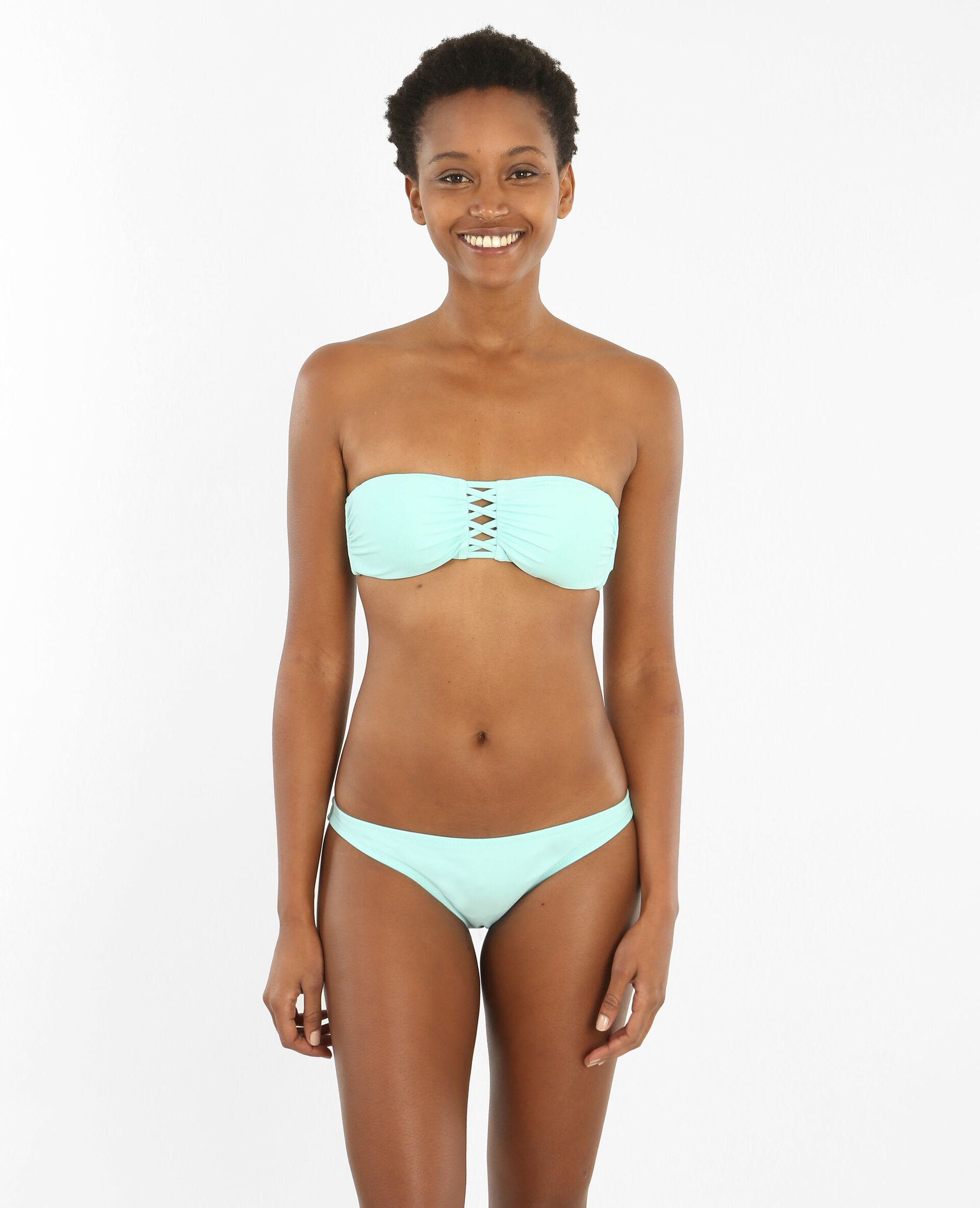 Bas de maillot de bain vert d'eau - 902367B34A06 | Pimkie