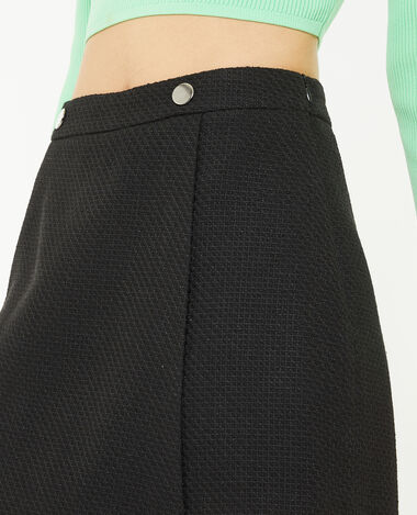 Jupe-short texturée noir - Pimkie
