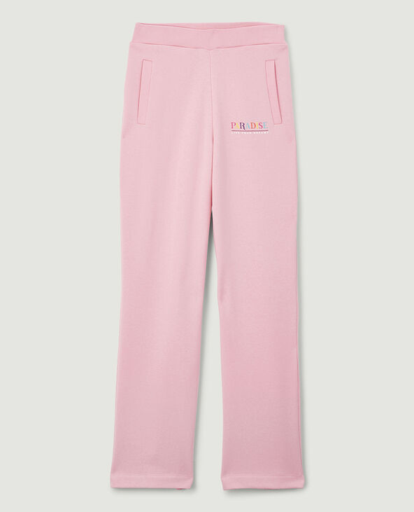 Pantalon de jogging bas droits rose - Pimkie