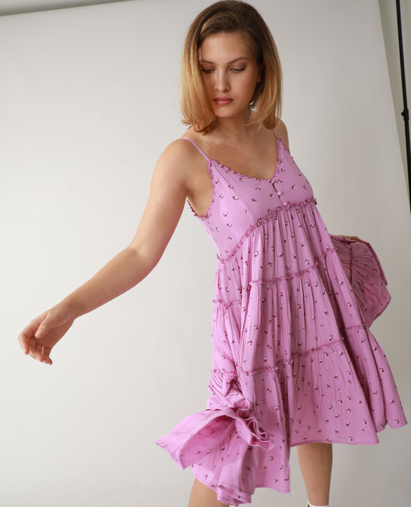 Robe longue fleurie