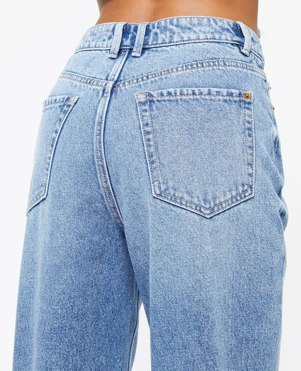 Jean mom taille haute bleu - Pimkie