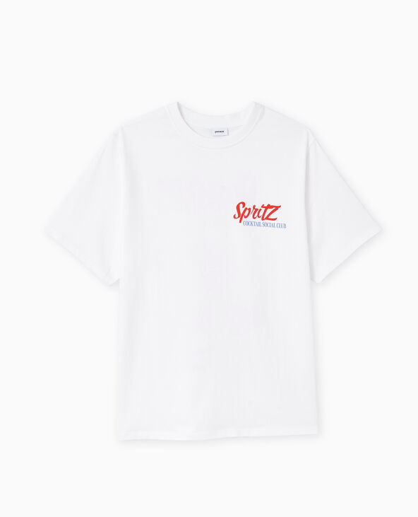 T-shirt oversize print SPRITZ blanc - Pimkie