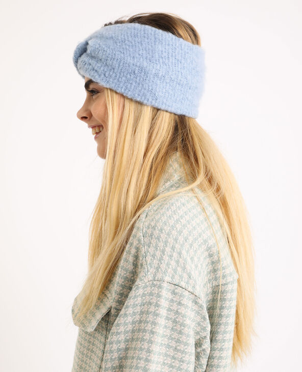 Bandeau en maille bleu clair - Pimkie