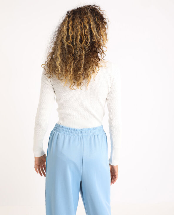 Pull col roulé blanc - Pimkie