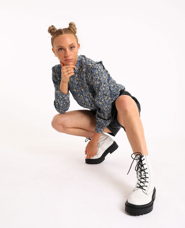 Short en simili cuir noir - Pimkie