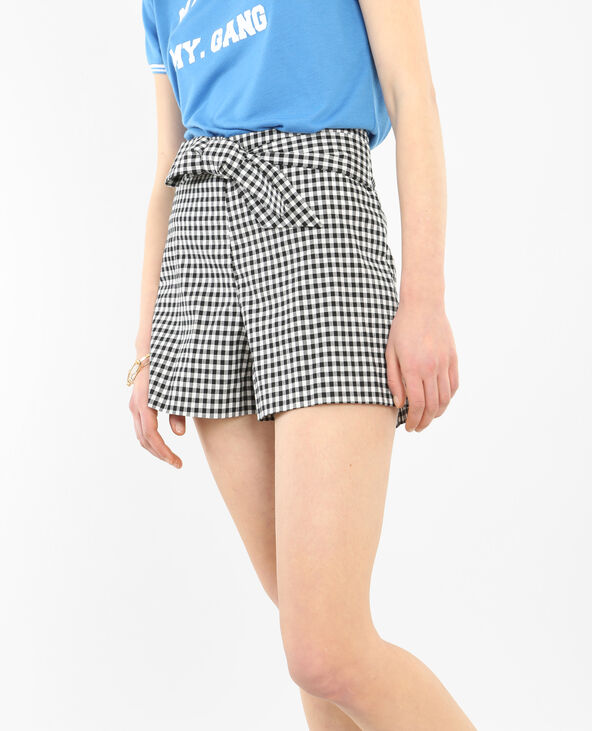 Short vichy noir - Pimkie