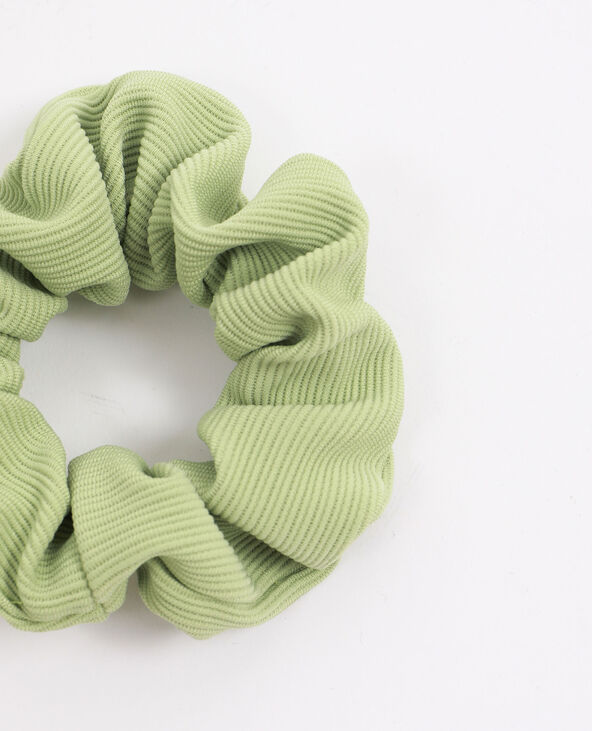 Chouchou texturé vert de gris - Pimkie
