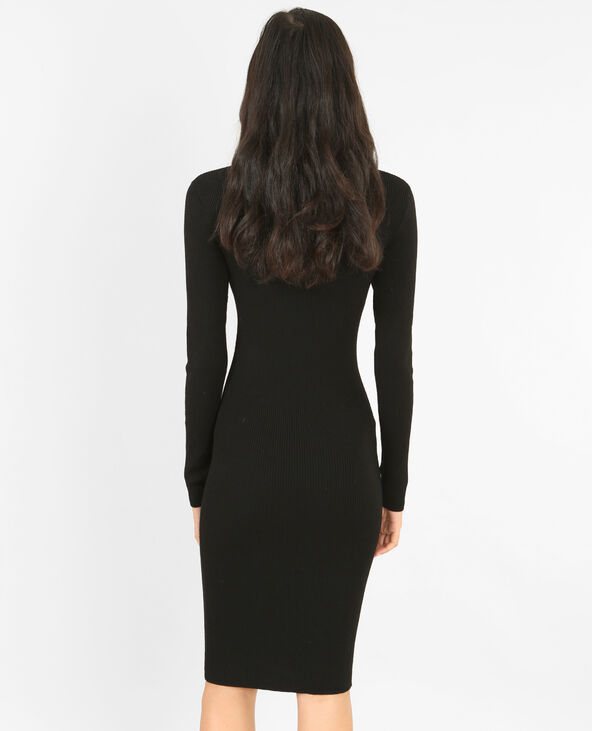Robe pull moulante noir - Pimkie