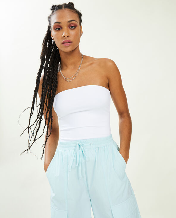 Top bustier blanc - Pimkie