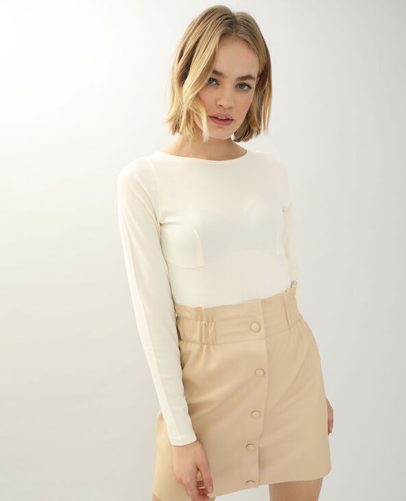 Body coton blanc - Pimkie