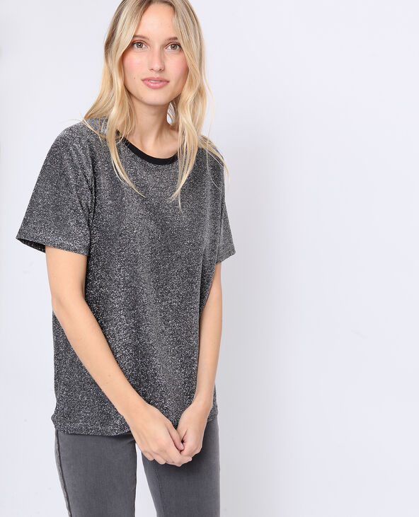 T-shirt glitter doré - Pimkie