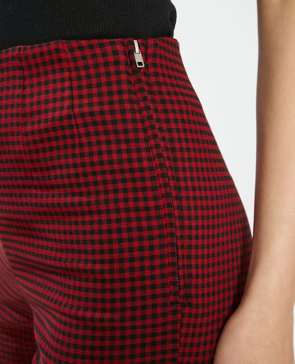 Pantalon hot sale flare carreaux