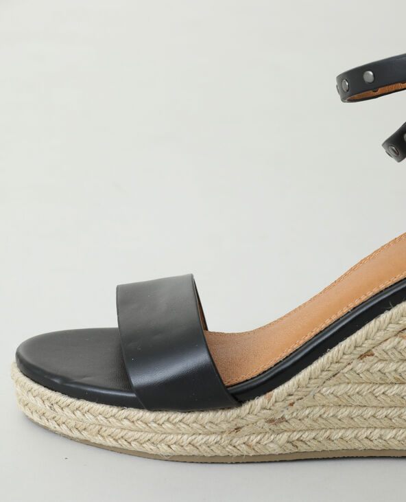 Chaussures best sale compensées cuir