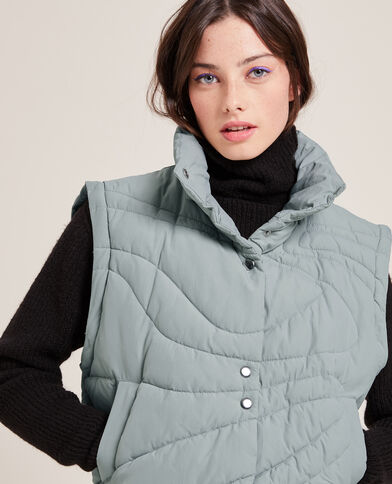 Doudoune matelassage wavy vert - Pimkie