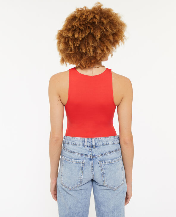 Body sans manche rouge - Pimkie