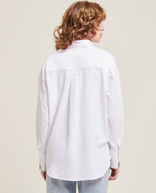 Chemise manches longues blanc - Pimkie