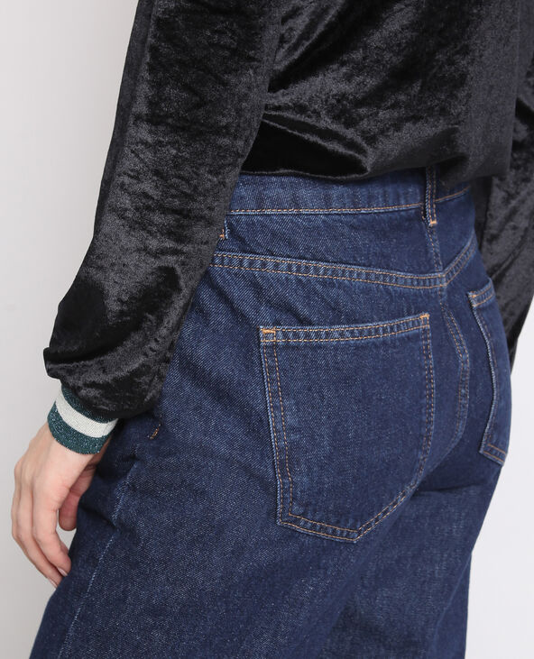 Jean droit mid waist bleu marine - Pimkie