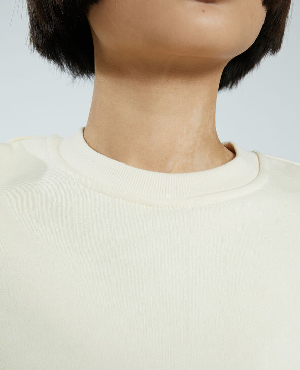 Sweat molleton blanc - Pimkie