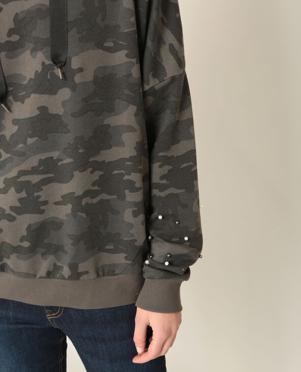 Sweat camouflage vert - Pimkie