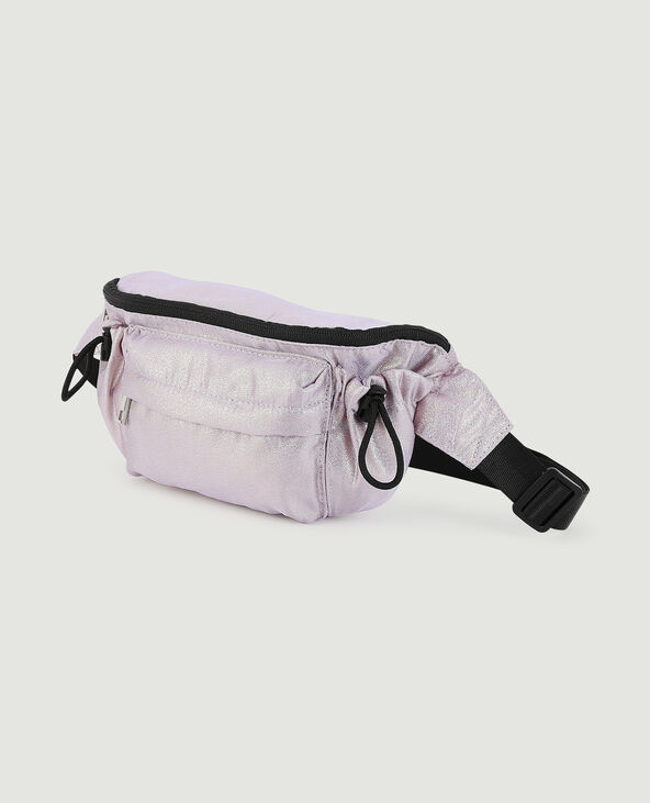 Sac banane multipoche métallisé lilas - Pimkie