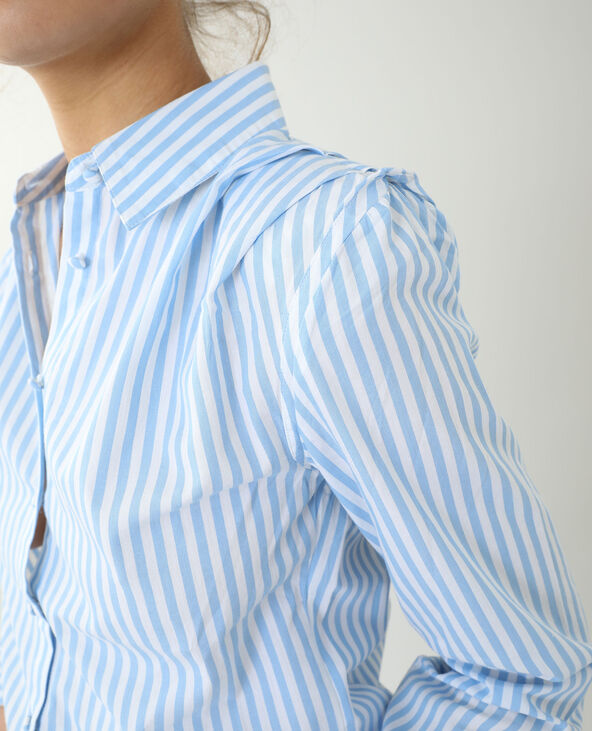 Chemise à épaulettes blanc - Pimkie