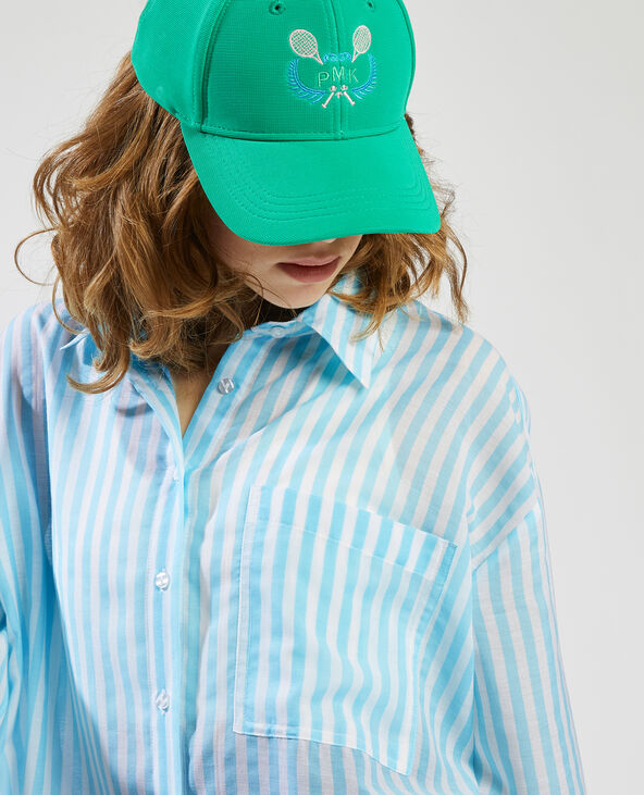Chemise fluide rayée bleu - Pimkie