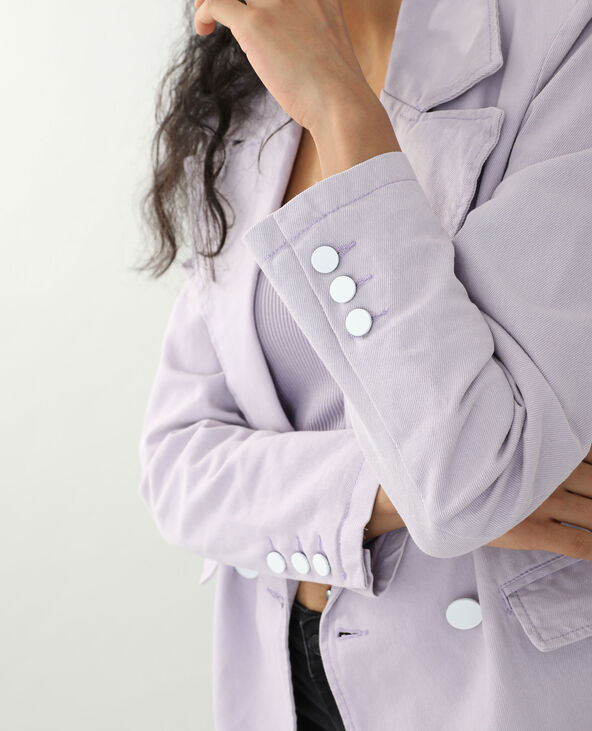 Caban en toile violet - Pimkie