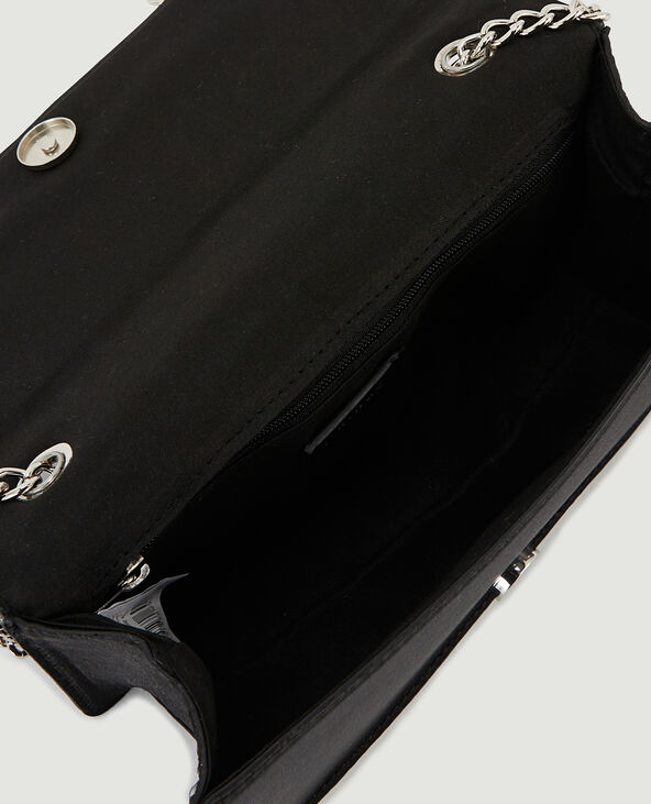 Sac boxy avec brillants noir - Pimkie