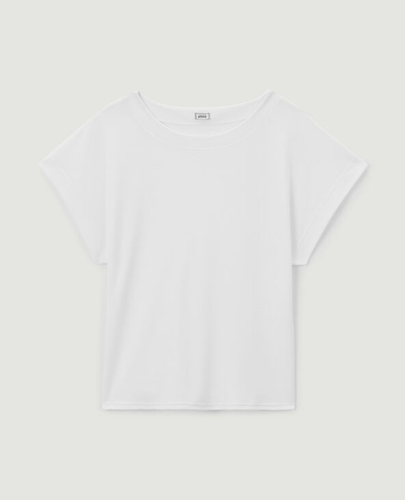 T-shirt ample avec grandes emmanchures blanc - Pimkie