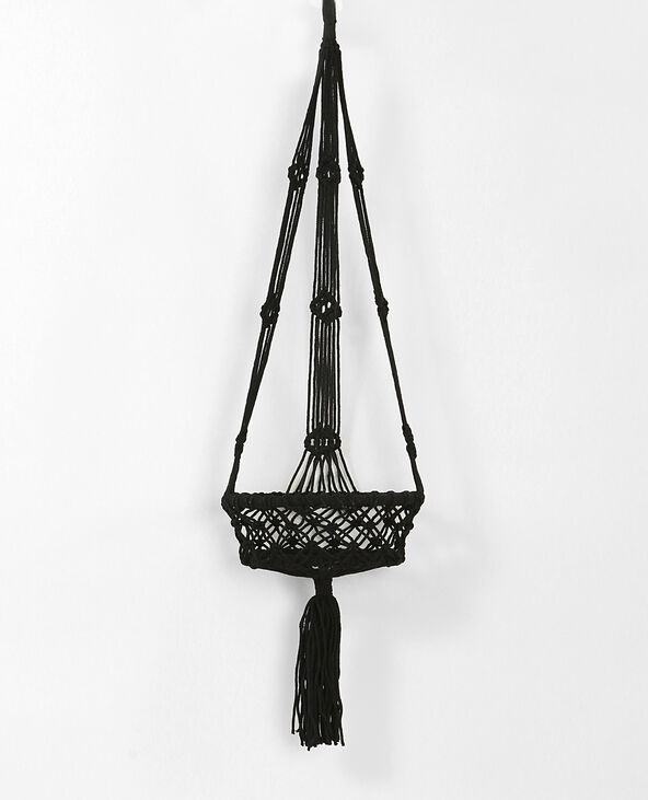 Suspension macramé noir - Pimkie