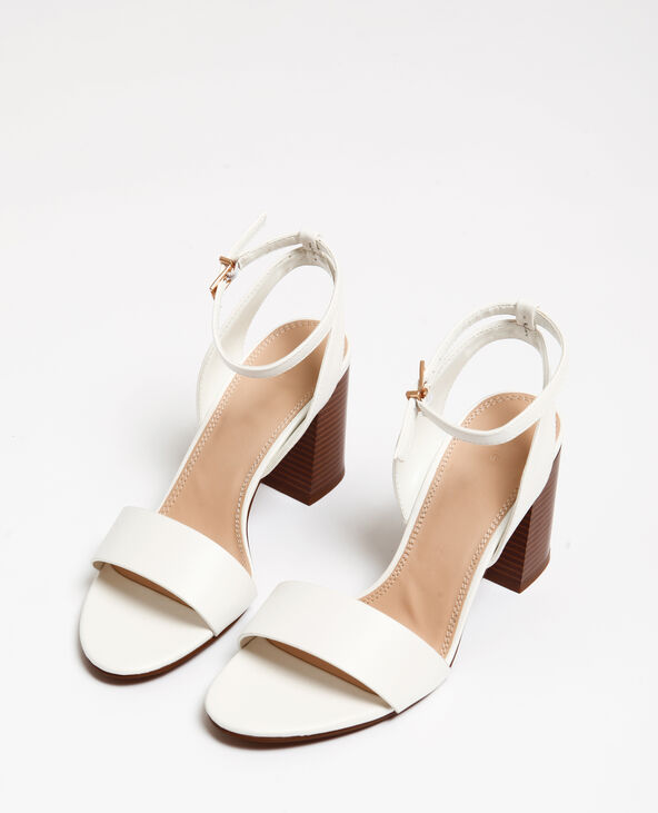 Sandales blanches hot sale