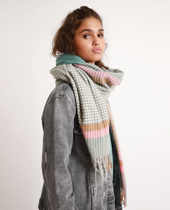 Echarpe chaude multicolore rose - Pimkie