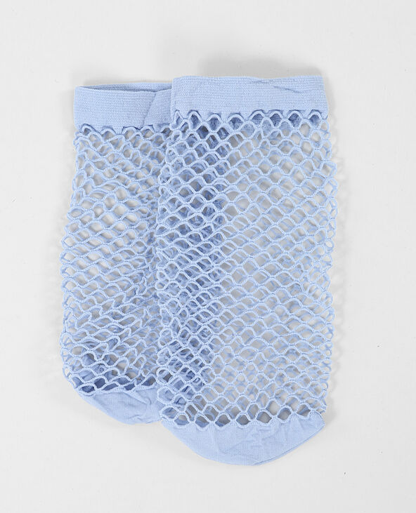 Chaussettes résille bleu - Pimkie