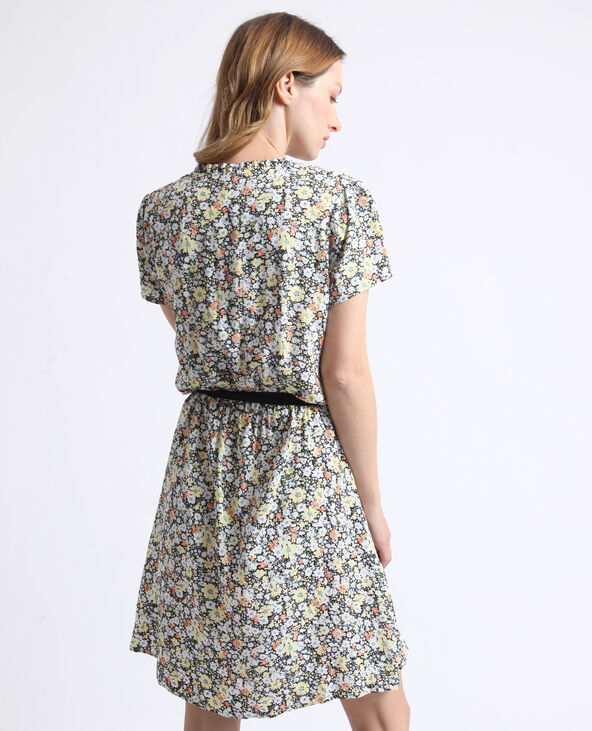 Robe fleurie noir - Pimkie