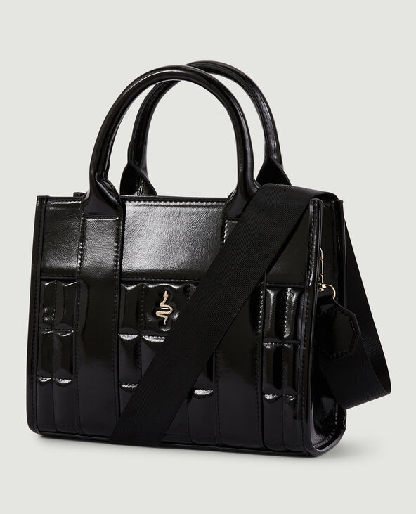 Sac vinyle noir - Pimkie