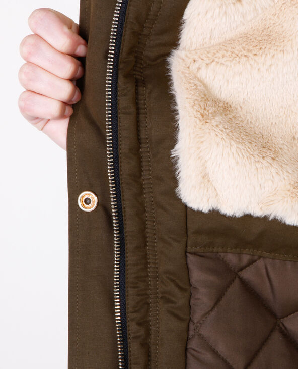 Parka capuche marron - Pimkie