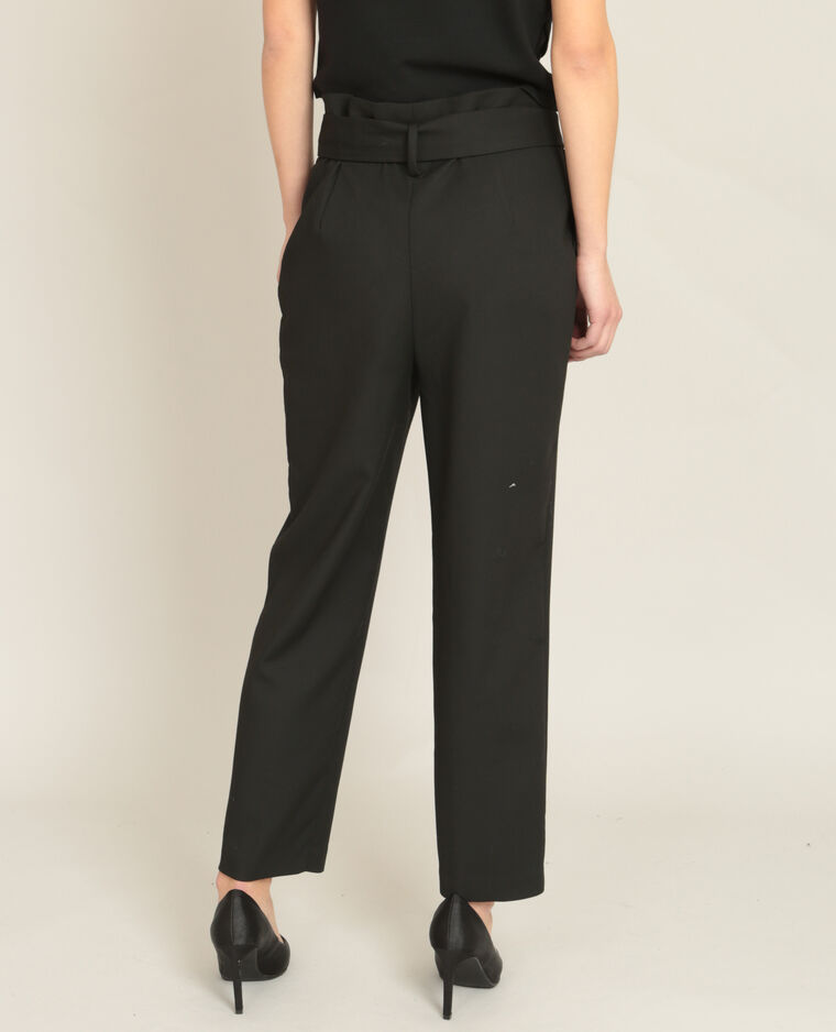 Pantalon carotte noir - Pimkie