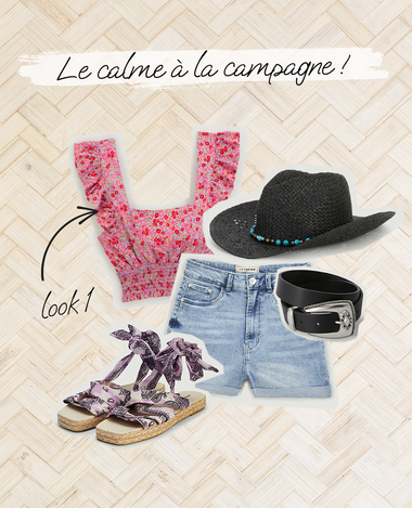 Look 1 Au calme à la campagne - Pimkie