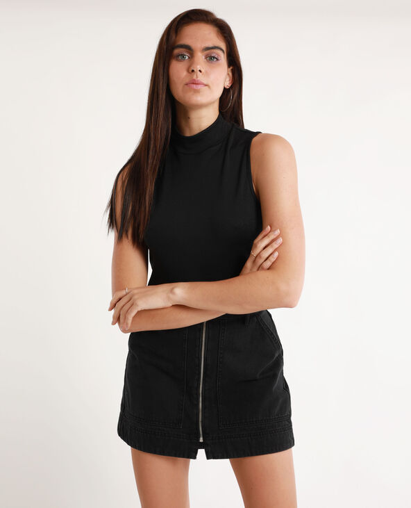 Top col montant noir - Pimkie