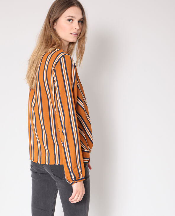 Blouse à rayures jaune - Pimkie