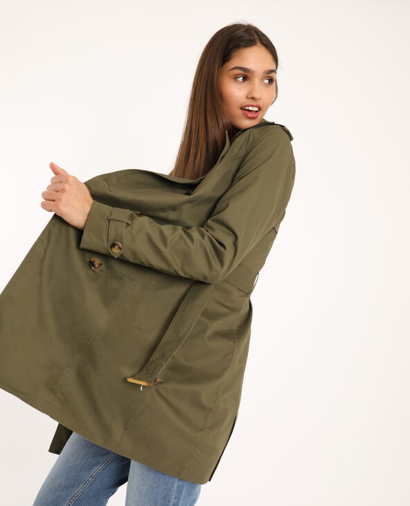 Trench avec ceinture taupe - Pimkie