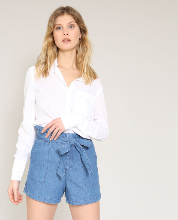 Chemise basique blanc - Pimkie