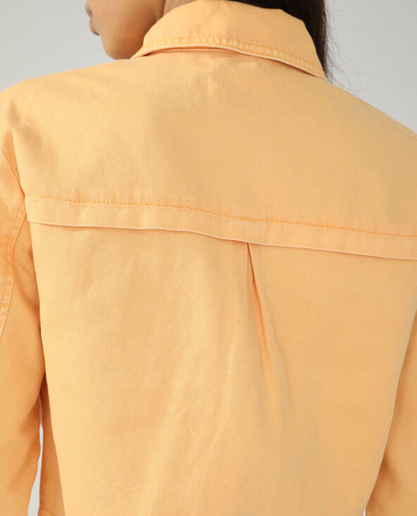 Veste en jean camel - Pimkie