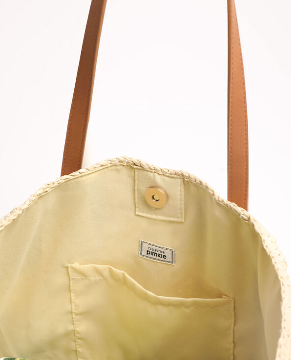 Cabas en rafia beige - Pimkie
