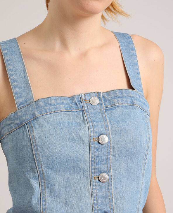 Top en jean bleu clair - Pimkie