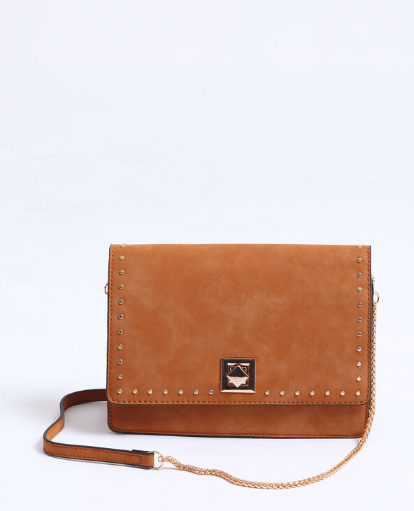 Petit sac clouté camel - Pimkie